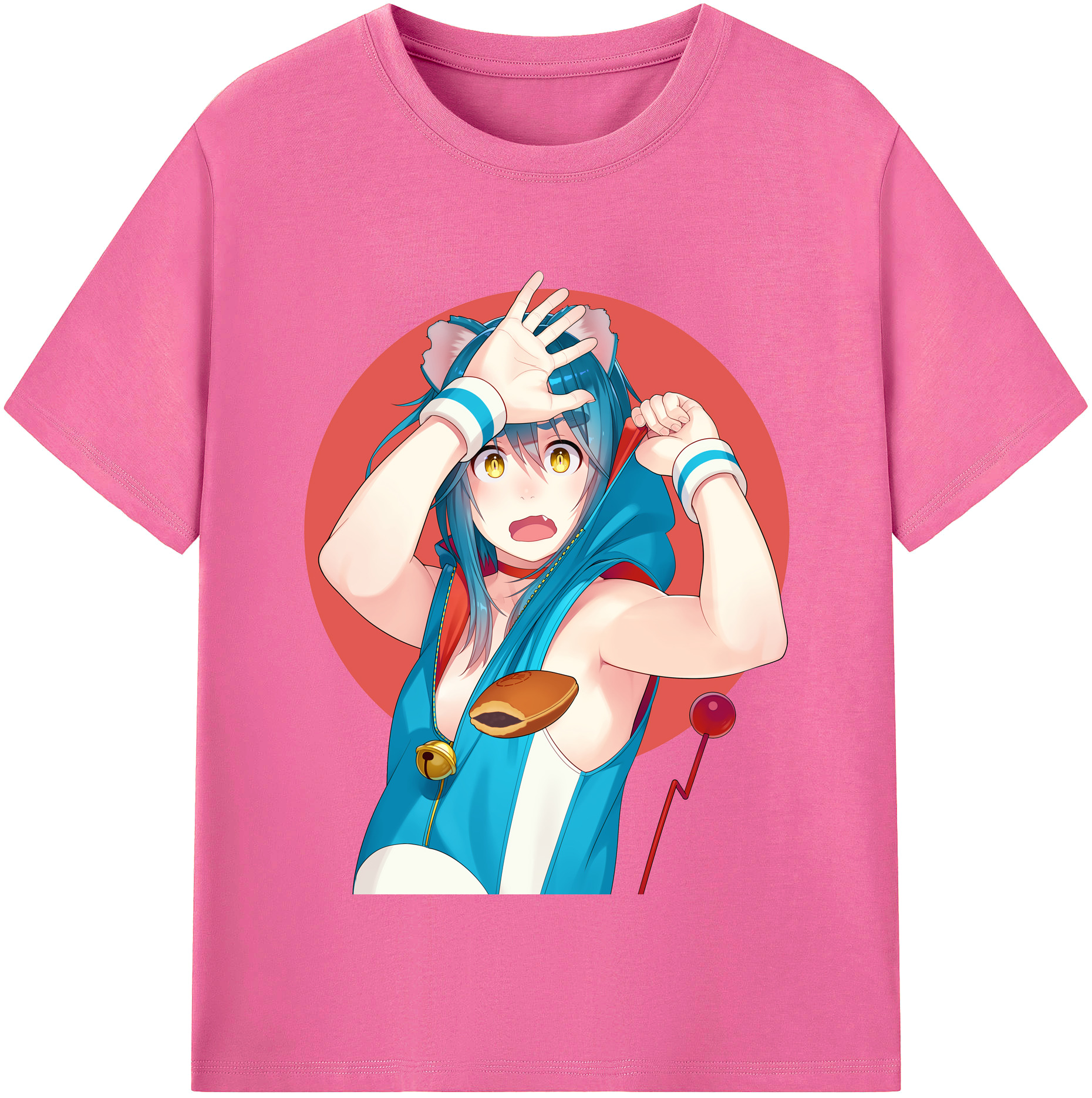 （画像用） ドラえもん Doraemon レディースカジュアルプリントTシャツ（綿100％）